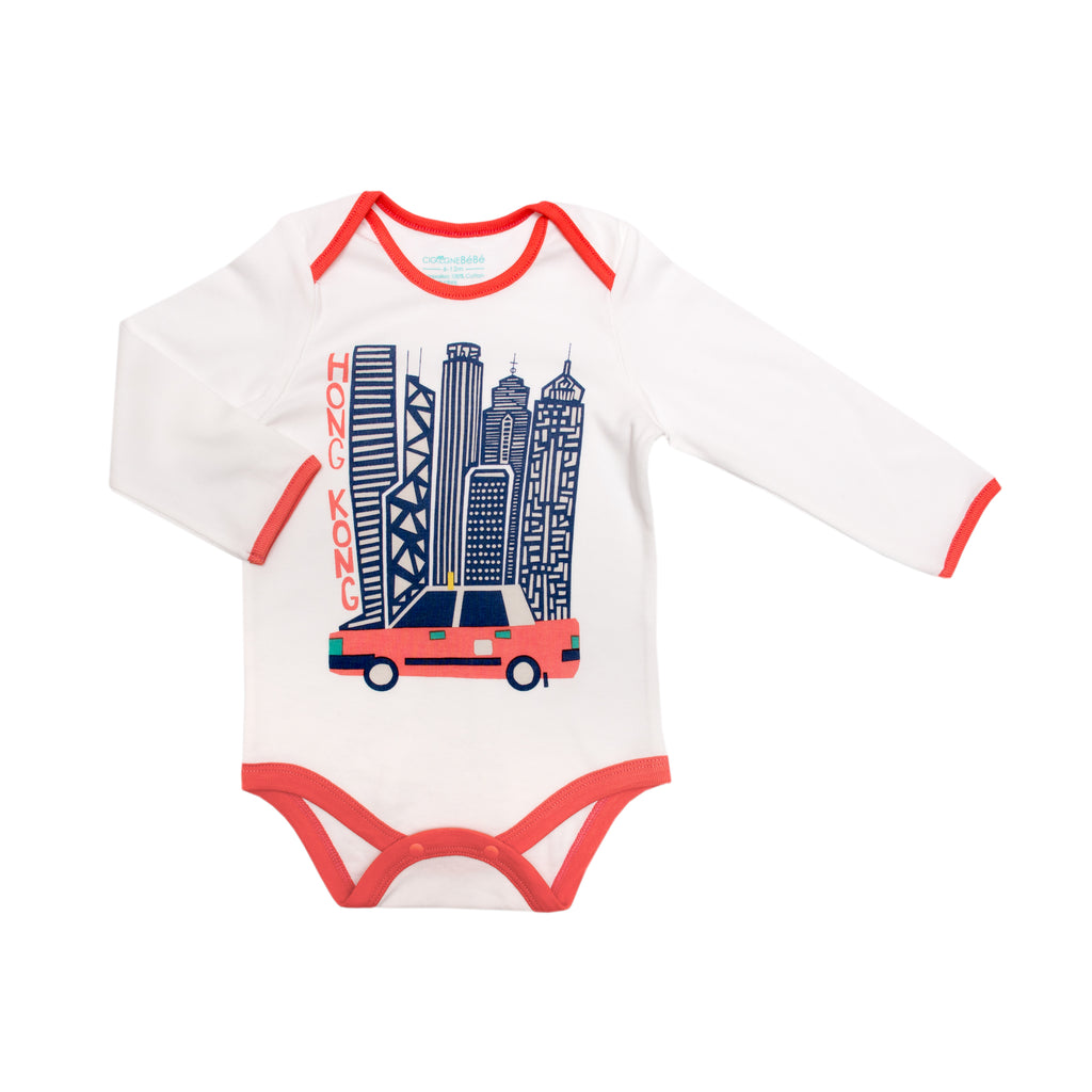 Hong Kong Big Taxi Organic Bodysuit