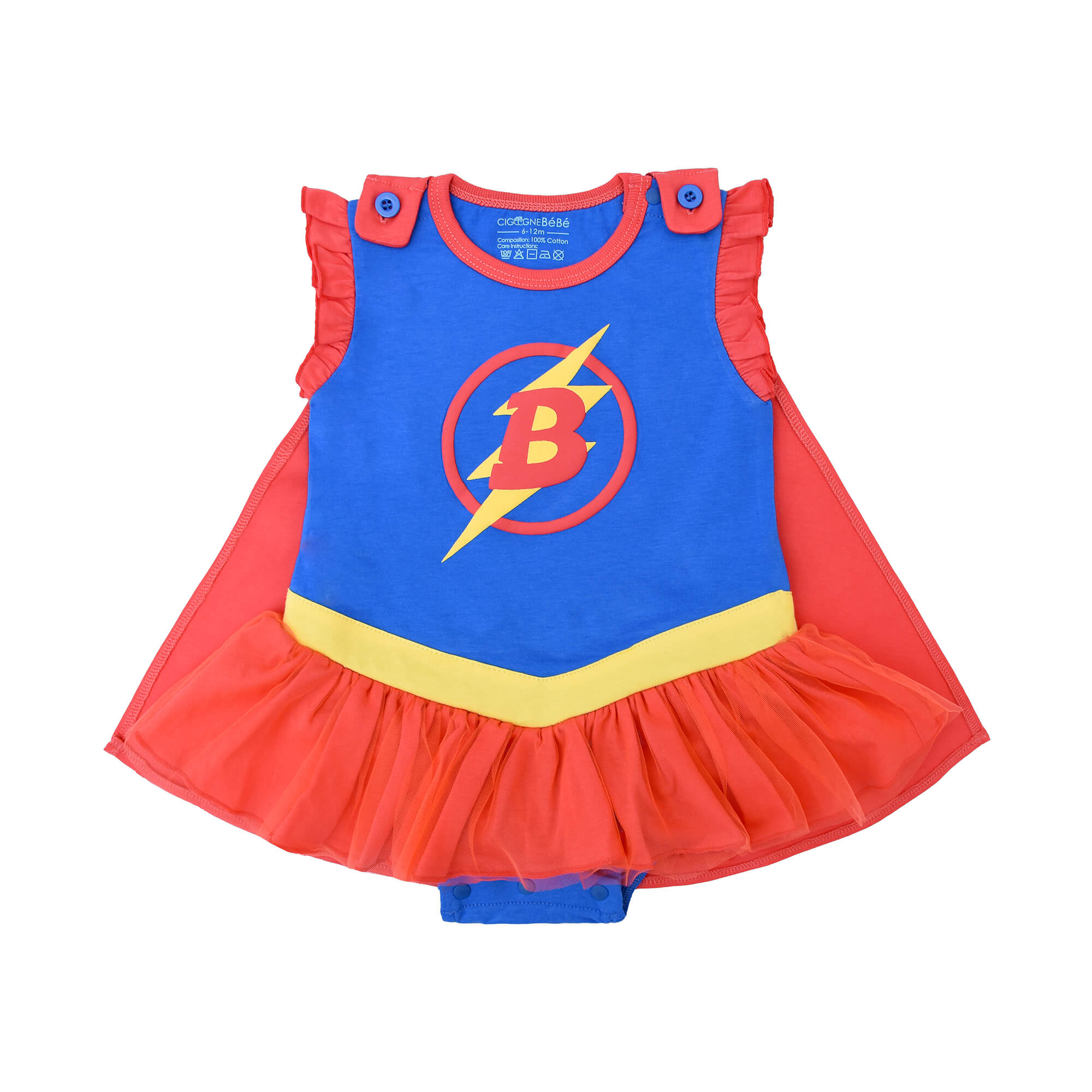 Superhero Action Bodysuit-Dress