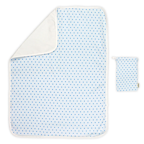 Blue Polka Dot Changing Mat CIGOGNE BéBé