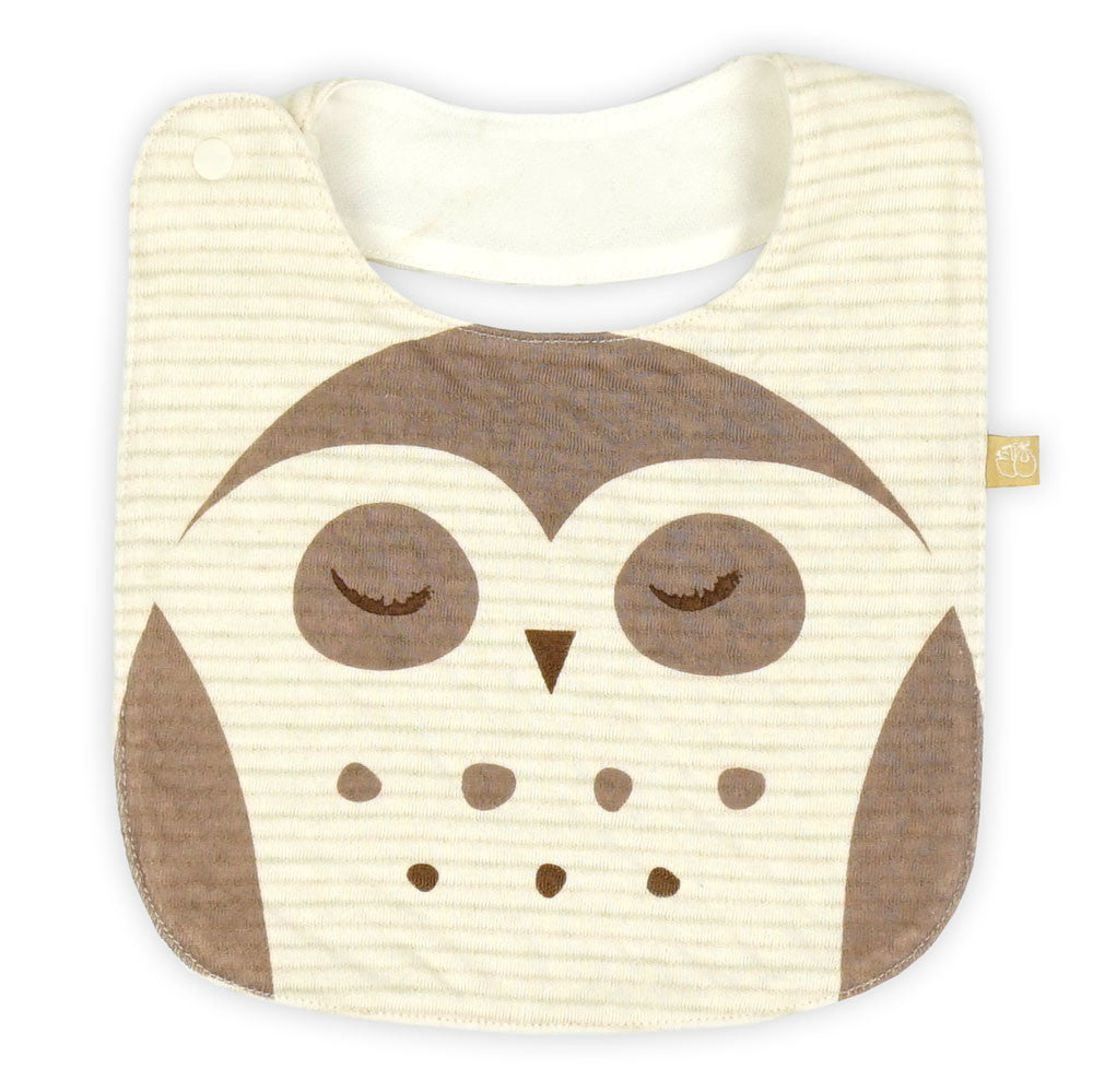 Night Owl Stripe Romper and Bib Set