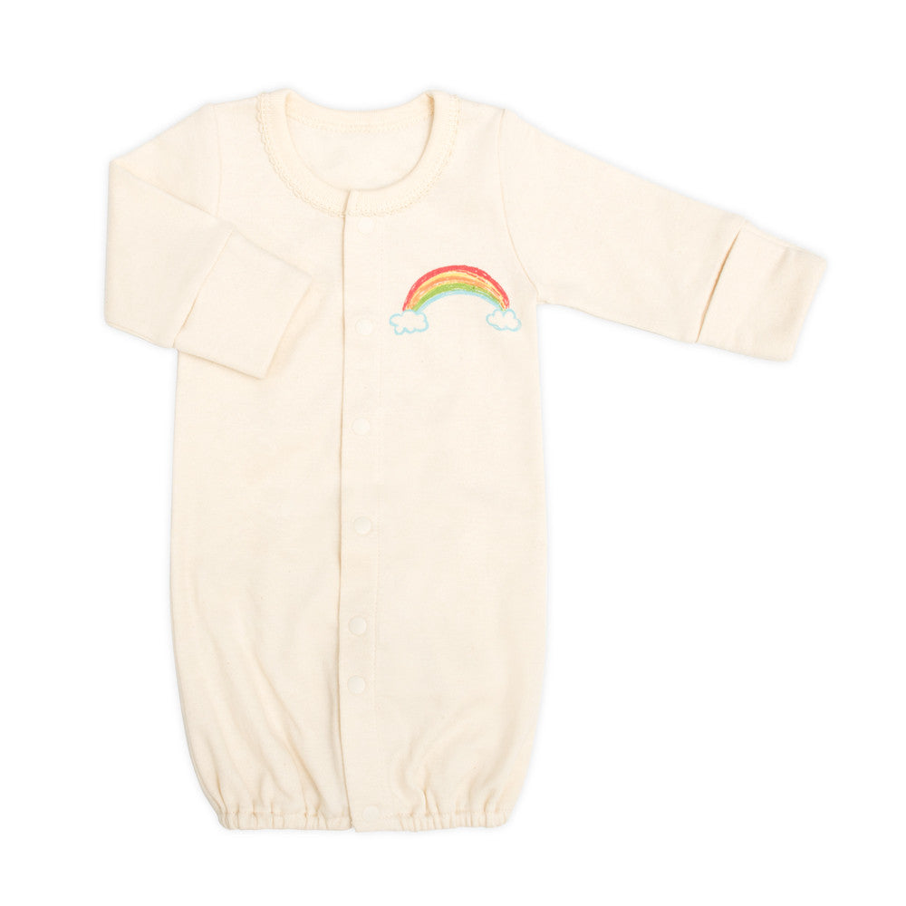 Little Rainbow Organic 2-in-1 Sleeping Gown