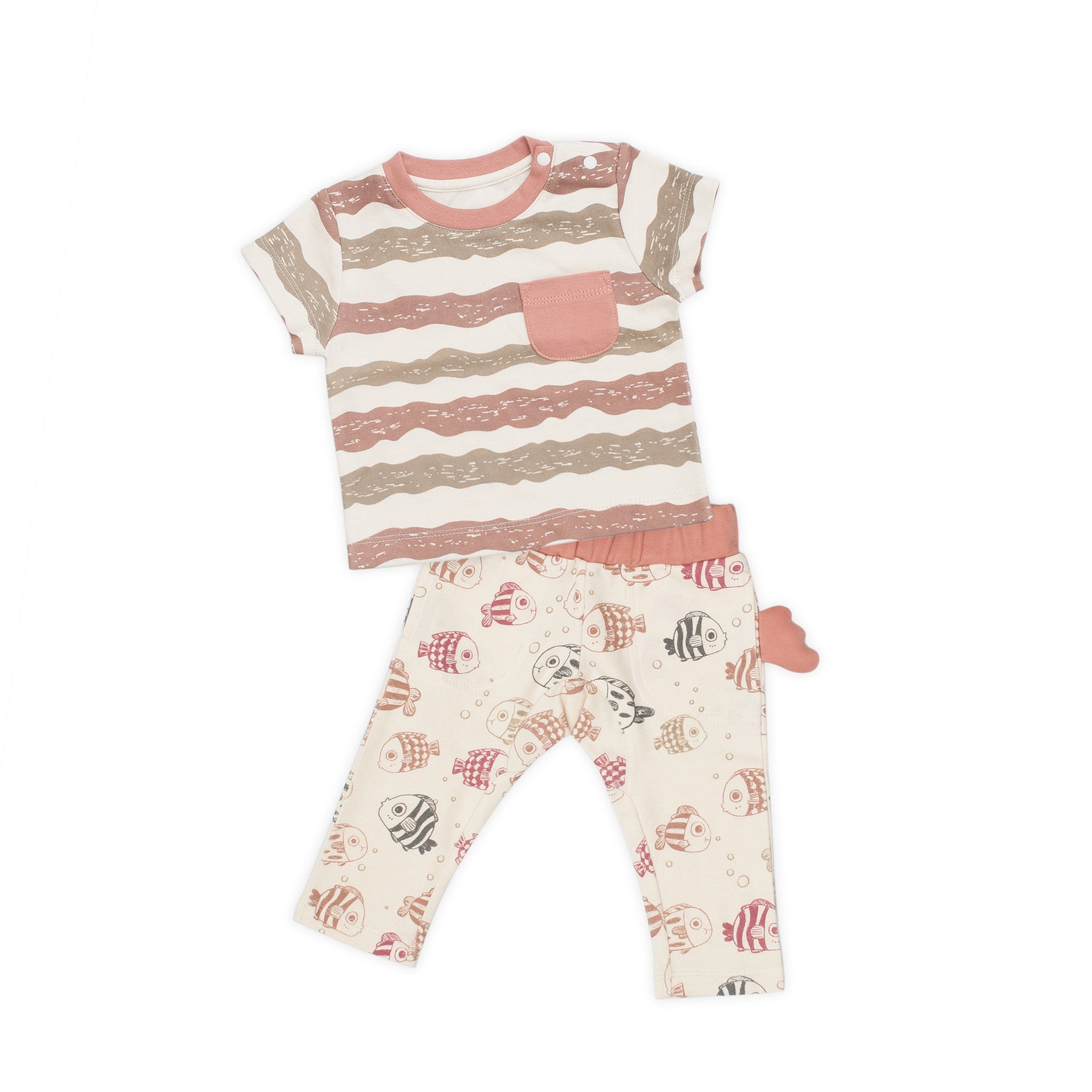 Under the Sea Organic Stripe Tee