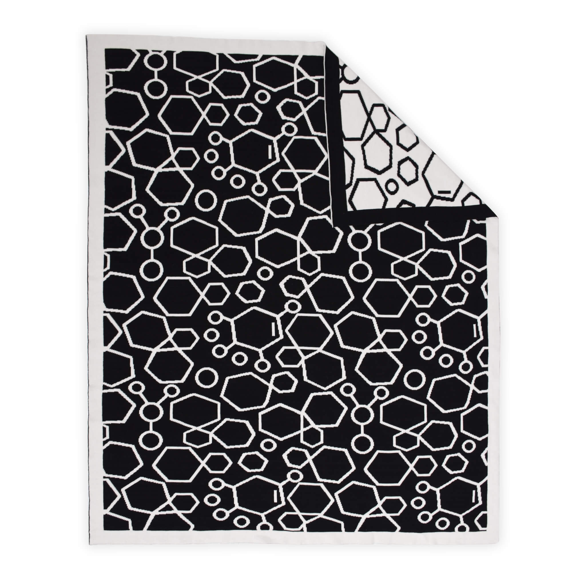 Molecule Knit Blanket