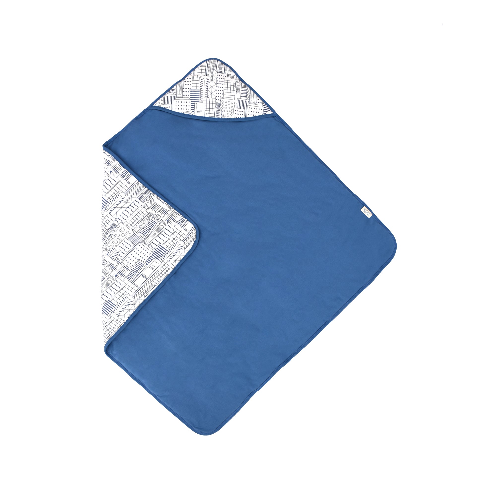 Hong Kong City Organic Hooded Blanket