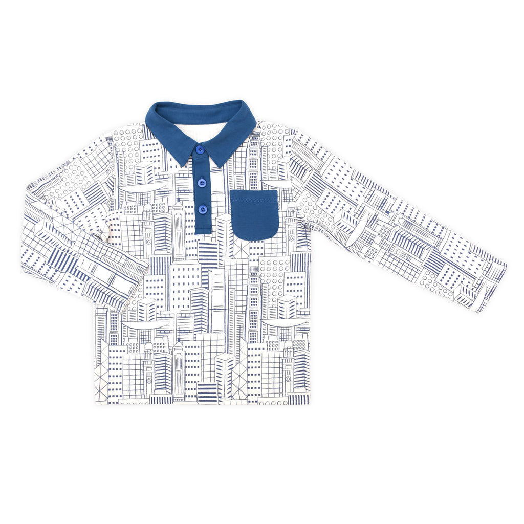 Hong Kong City Organic Polo Tee