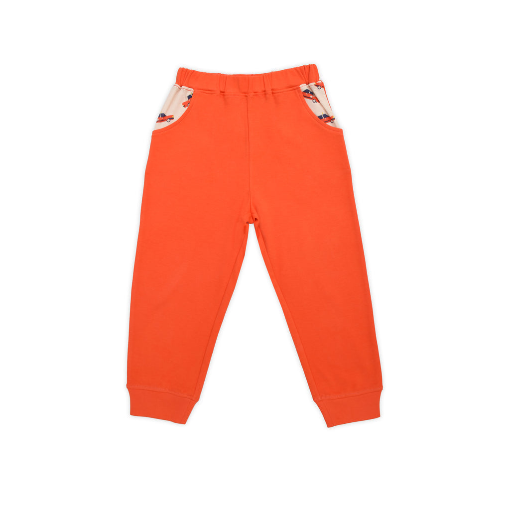 HK Red Taxi Organic Pants