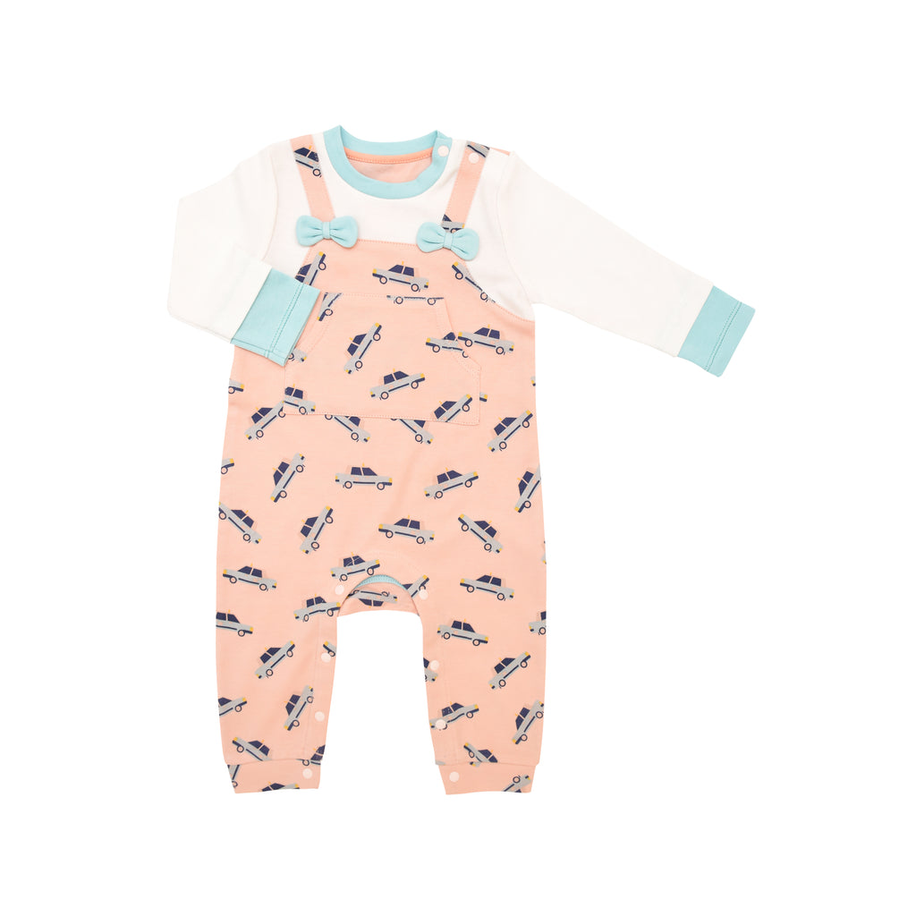 Hong Kong Blue Taxi Organic Jumpsuit Romper