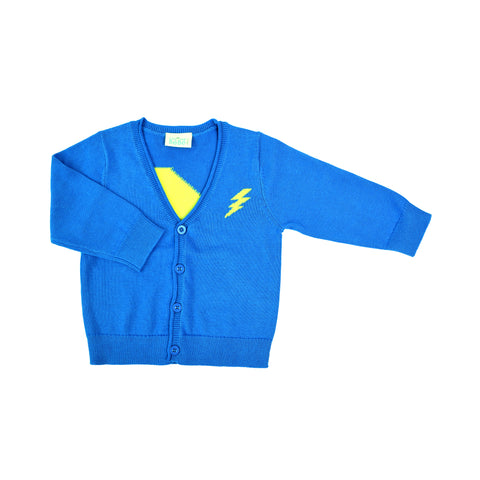 Superhero Lightning Cardigan