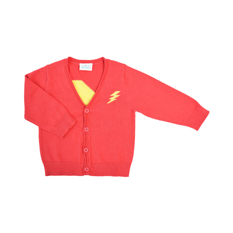 Superhero Lightning Cardigan