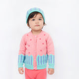 Cup Cake Cardigan and Hat Gift Set