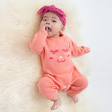 Happy Face Knit Romper