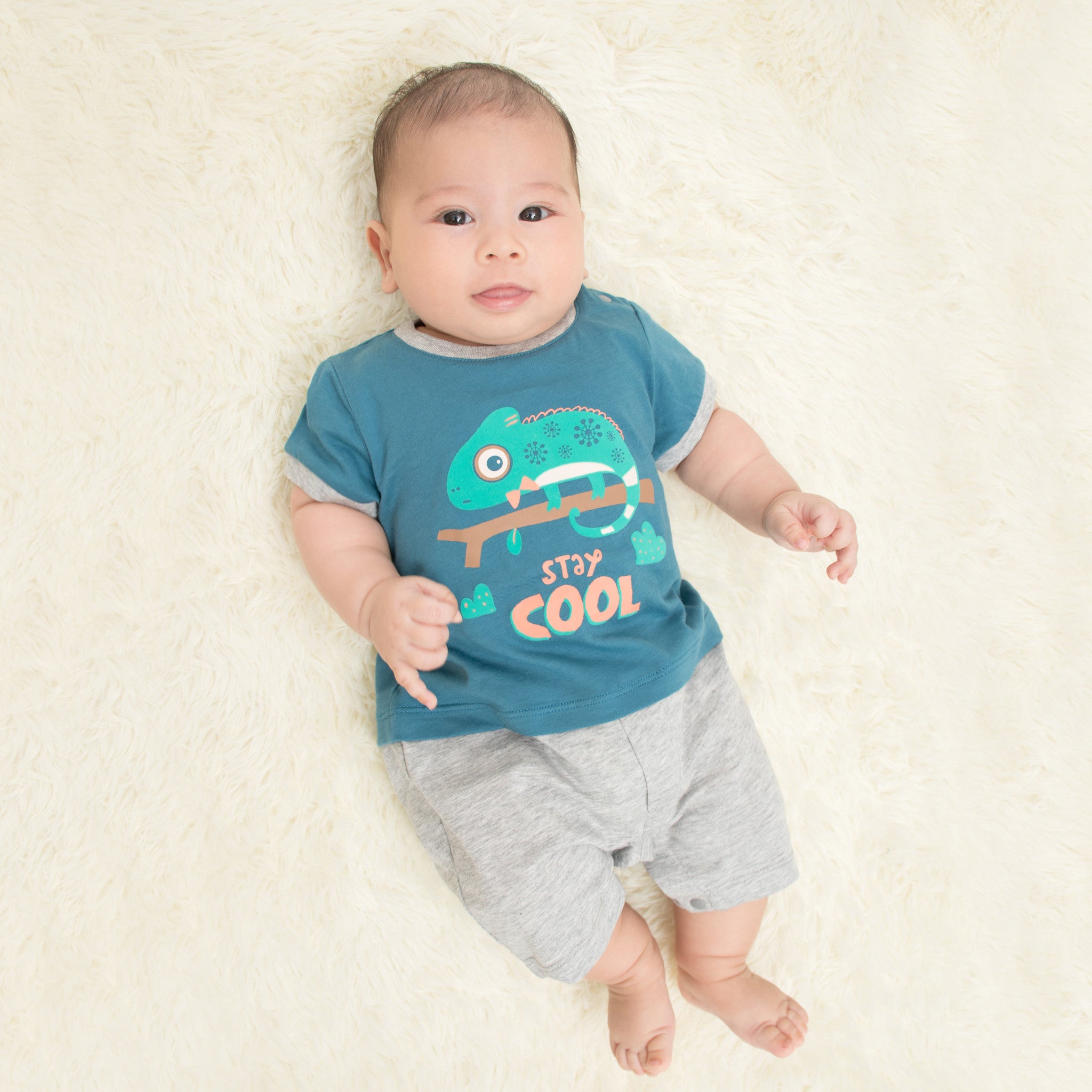 Cactus Organic Short Sleeve Romper