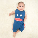 Alphabet Monster Organic Tank Romper