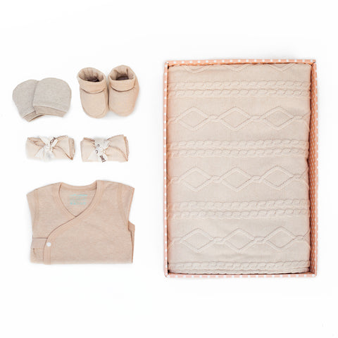 Heartwarming Organic Naturally Coloured Cotton Gift Set