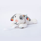 Pacifier Holder - white dog