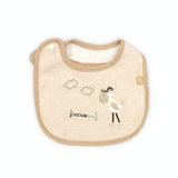 Organic Postman Romper and  Bib Set