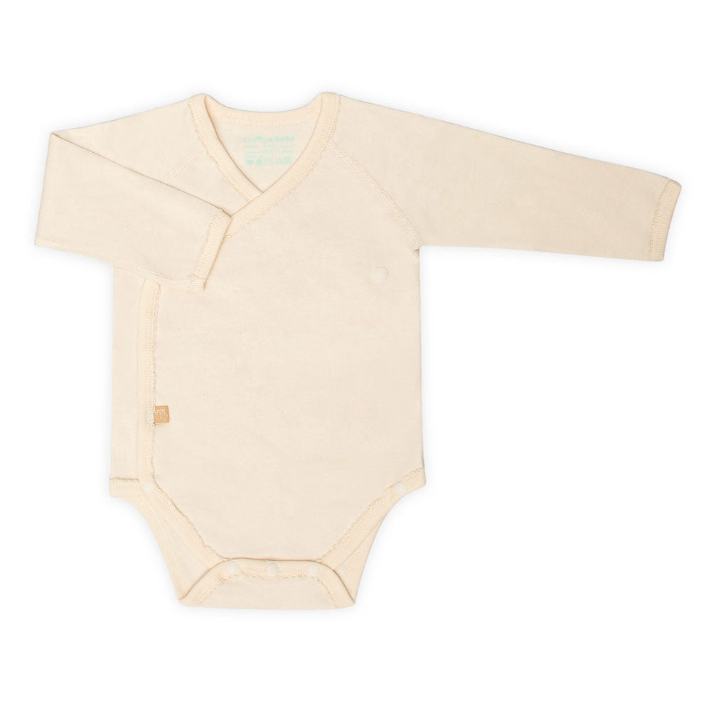 Organic Long Sleeve Wrap Bodysuit