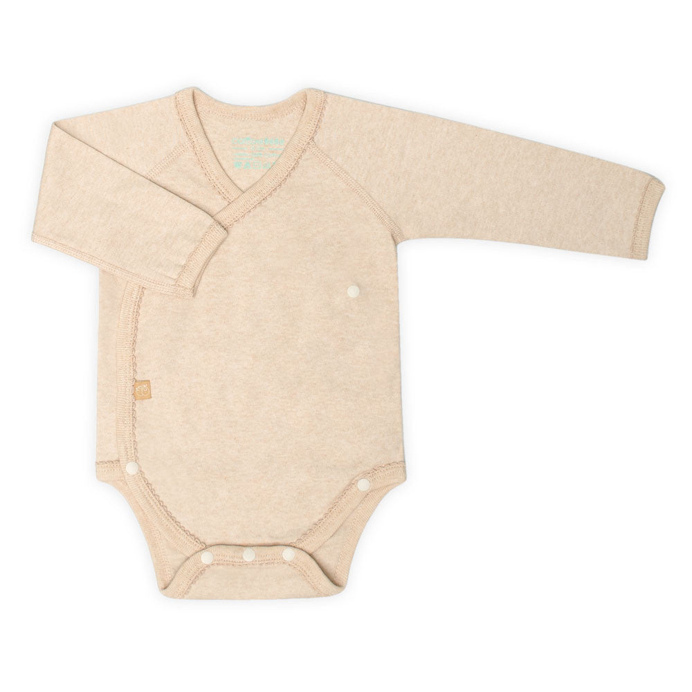 Organic Long Sleeve Wrap Bodysuit