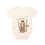 Organic Beach Monkey Short Sleeve Bodysuit