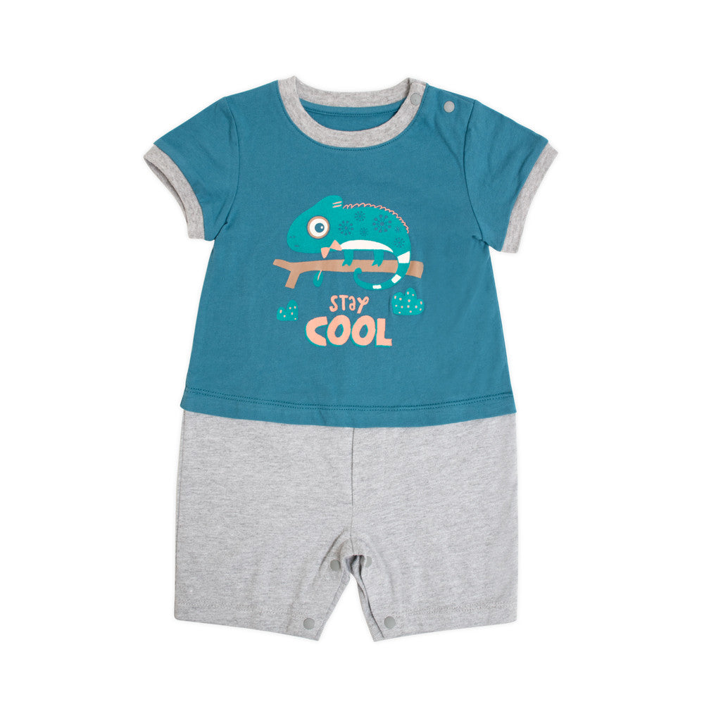 Cactus Organic Short Sleeve Romper