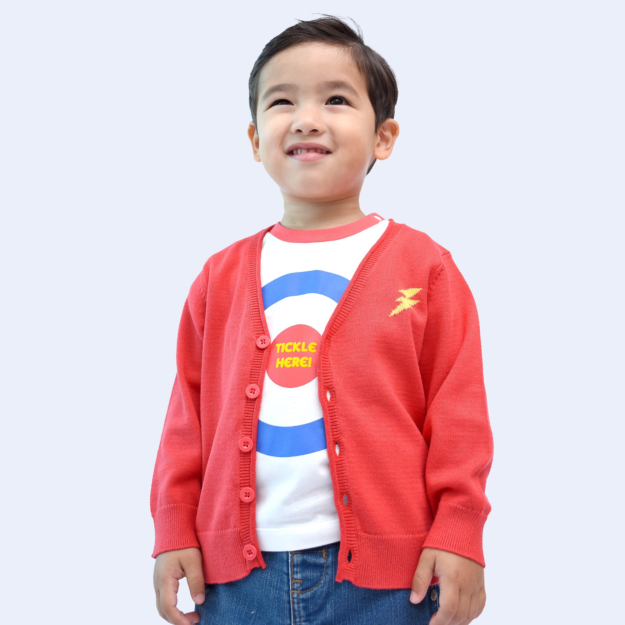 Superhero Lightning Cardigan