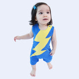 Superhero Lightning Tank Romper