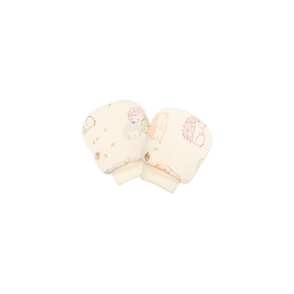 Hedgehog Organic Mittens