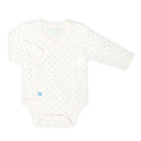 Little Stars Long Sleeve Wrap Bodysuit