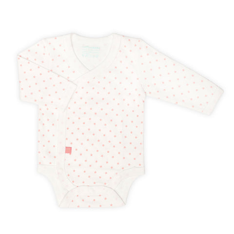 Little Stars Long Sleeve Wrap Bodysuit