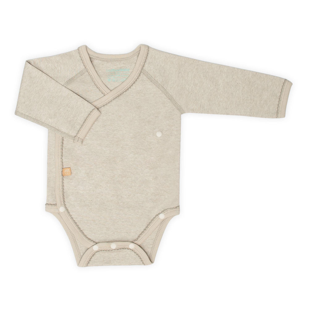 Organic Long Sleeve Wrap Bodysuit