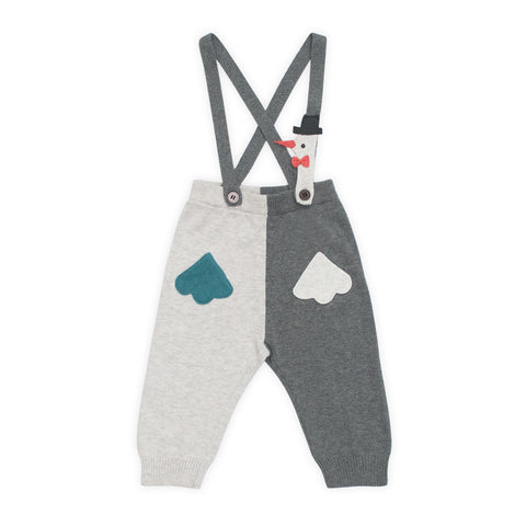 Magic Stork Suspender Knit Pants