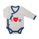 Alphabet Monster Organic polo Bodysuit