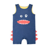 Alphabet Monster Organic Tank Romper