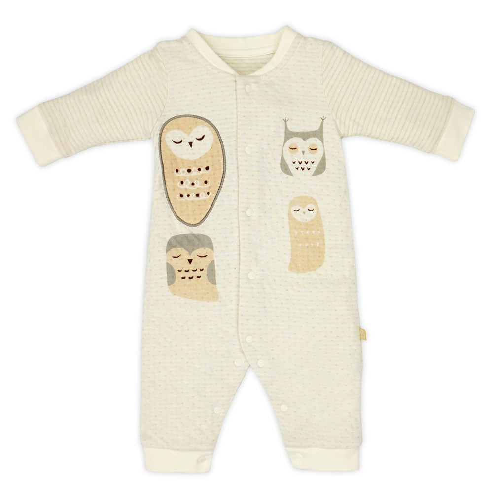 Night Owl Organic Stripe Romper