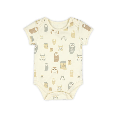 Night Owl Organic Short Sleeve Bodysuit