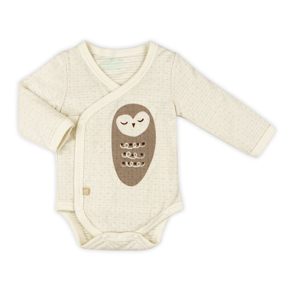 Night Owl Organic Stripe Bodysuit