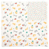 Strawberry Cat Muslin Swaddle
