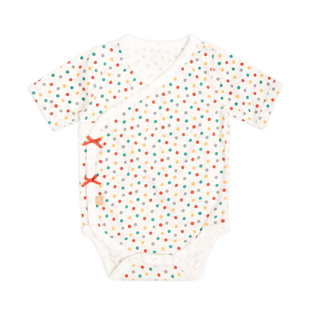 Strawberry Dot Short Sleeve Bodysuit