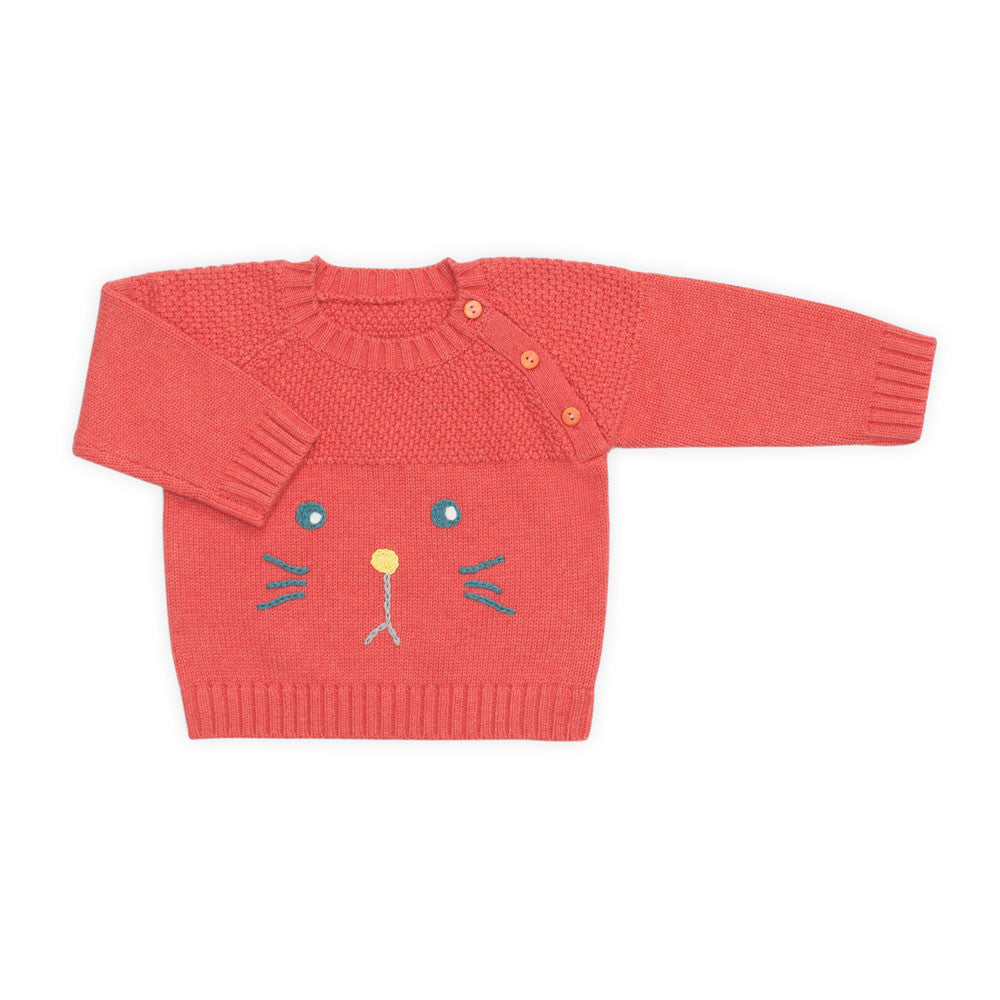 Magic Grid Cat Sweater